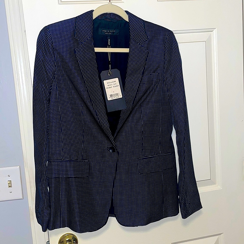 Rag & Bone Micro Dot Belmar Blazer in Size 4
